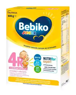 Bebiko Junior 4R NutriFlor Expert mleko dla dzieci powyżej 2 lat, kleik ryżowy, 600 g