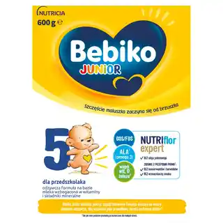 Bebiko Junior 5 NUTRIflor Expert powyżej 2,5. roku życia 600g