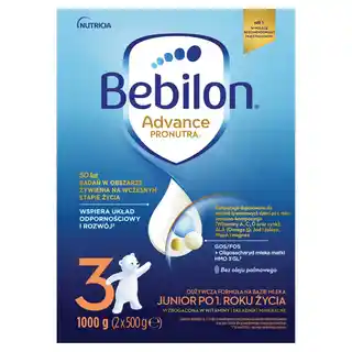 Bebilon Advance 3 Junior Formuła na bazie mleka po 1. roku życia 1000g