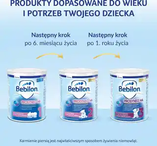 Bebilon Prosyneo HA 1 mleko początkowe dla niemowląt od urodzenia 400g