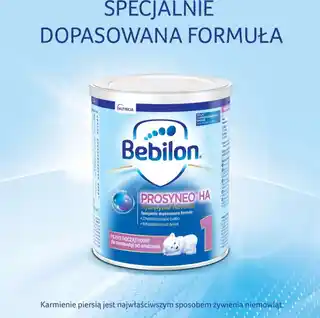 Bebilon Prosyneo HA 1 mleko początkowe dla niemowląt od urodzenia 400g