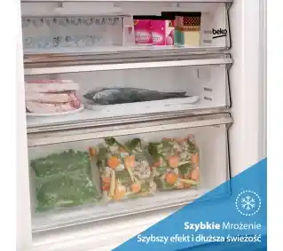 Beko B300 B3BCNA294HS Pełny No Frost 177,5cm Lodówka do zabudowy komora świeżości