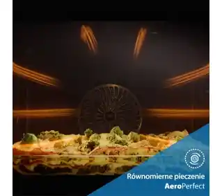 Beko b300 BBCM18300W Termoobieg Białe szkło Piekarnik elektryczny