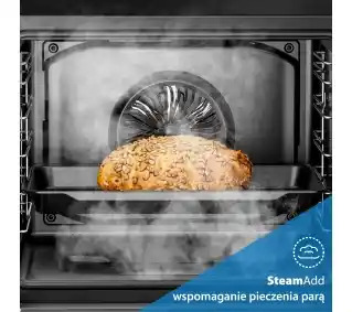 Beko BCBVMS17400KSBS bPro500 Split Cook SteamAdd Termoobieg Czarny Piekarnik elektryczny parowy