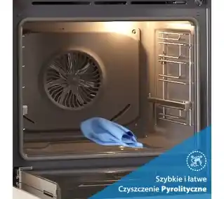 Beko bPro500 BCBISA17400KSBMPS SteamAid Termoobieg AirFry Czarne szkło Piekarnik elektryczny parowy