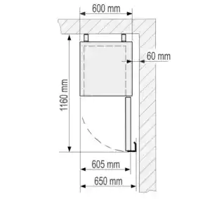 Beko Professional Witryna chłodnicza przemysłowa ADN 203 1S BP