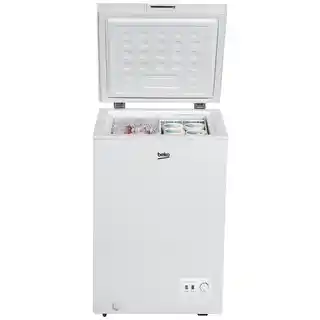 Beko zamrażarka skrzyniowa CF100EWN 98l, biały, klasa E, 54,5cm szerokości, 40dB, 6kg na dobę, sterowanie elektroniczne