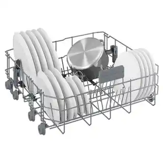 Beko Zmywarka BDFN26530X Acrobat, TimeDelay, regulacja koszy, autootwieranie drzwi, HygieneIntense, 60cm, srebrny