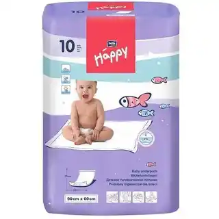 Bella Baby Happy Podkład do przewijania Soft 60x90 cm, 10 sztuk