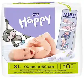 Bella Baby Happy Podkład do przewijania Soft 60x90 cm, 10 sztuk