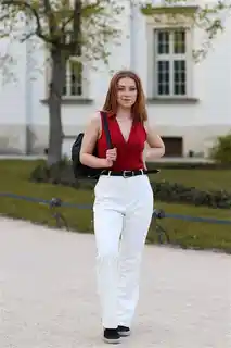 Beltimore Camel nubuk plecak skórzany damski z klapą solidny S41 pomarańczowy