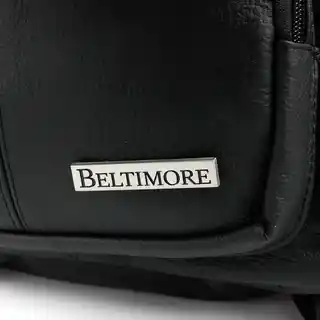 Beltimore Czarny SKÓRZANY damski PLECAK polska produkcja R33 czarny