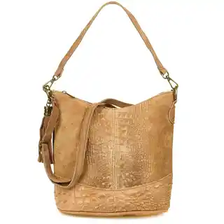 Beltimore Listonoszka skórzana W13 taupe