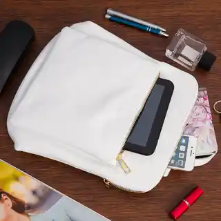 Beltimore Skórzany plecak damski torba 2w1 elegancki A4 włoski pojemny biały Vera Pelle S40