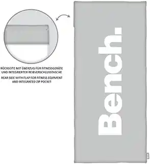 Bench Fitness ręcznik kąpielowy jasnoszary 50x110 cm