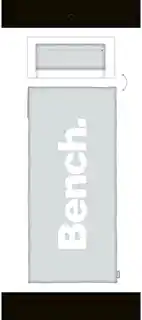 Bench Fitness ręcznik kąpielowy jasnoszary 50x110 cm