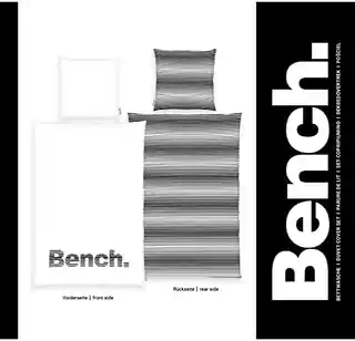 Bench Pościel bawełniana Pruhy czarno-biały 140x200cm 70x90cm