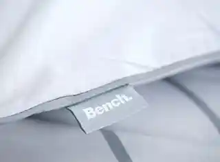 Bench Pościel bawełniana szara 140x200 cm, 70x90 cm