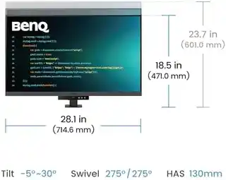 BenQ RD320UA 32 4K IPS 60Hz 5ms Dla Programistów z podświetleniem MoonHalo i elastycznym ramieniem Monitor LED