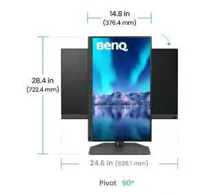 BenQ SW242Q 24 2K IPS 60Hz 5ms Fotograficzny Monitor LED