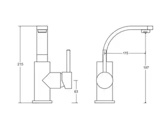 Besco Decco II Bateria umywalkowa chrom BU-DII-CH