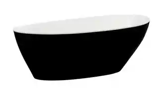Besco Goya XS B&W 142x62cm wanna wolnostojąca konglomeratowa