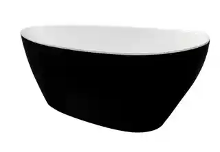 Besco Goya XS B&W 142x62cm wanna wolnostojąca konglomeratowa