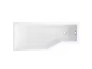 Besco Integra Kabino-wanna asymetryczna 170x75 cm akrylowa lewa biała