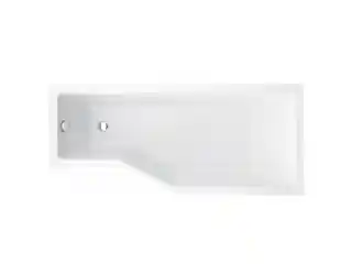 Besco Integra Kabino-wanna asymetryczna 170x75 cm akrylowa prawa biała