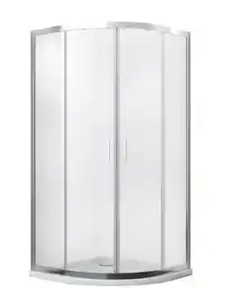 Besco Modern kabina półokrągła 80x80x185cm grafit MP-80-185-G