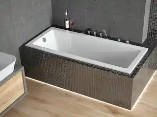 Besco Modern Slim Wanna prostokątna 150x70 cm biała