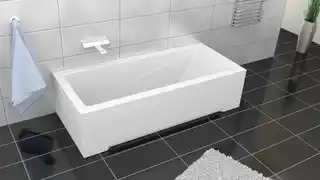 Besco Modern wanna prostokątna 160x70 cm biała