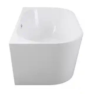 Besco Vica wanna 150x80cm wolnostojąca przyścienna chrom syfon klik-klak