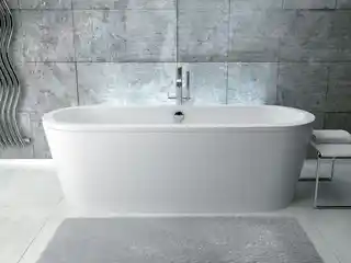 Besco Victoria Wanna owalna do zabudowy 185x83 cm biała