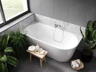 Besco Zoya Wanna wolnostojąca przyścienna 170x80 cm lewa biała