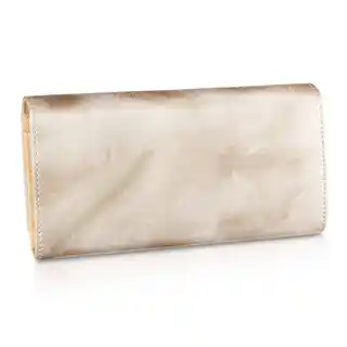 Betlewski Portfel skórzany srebrny BPD-FTS-100