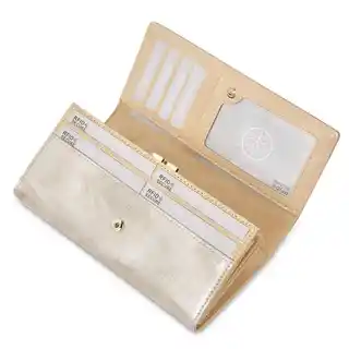 Betlewski Portfel skórzany srebrny BPD-FTS-100