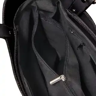 Betlewski Shopperka skórzana BVP-110 CZARNY