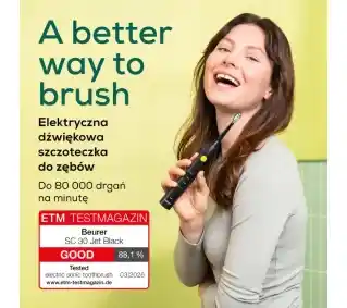Beurer SC 30 Jet Black Szczoteczka elektryczna