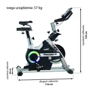 BH Fitness Rower Spiningowy i.Spada II Bluetooth H9355I