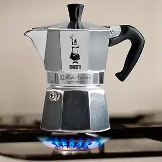 Bialetti Kawiarka Moka Express 3 czajniki, stal nierdzewna, 150 ml