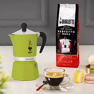 Bialetti Rainbow 6tz 300ml zielona kawiarka do espresso