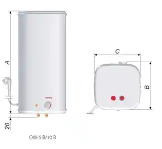 Biawar bezciśnieniowy ogrzewacz wody OW-10B 10611