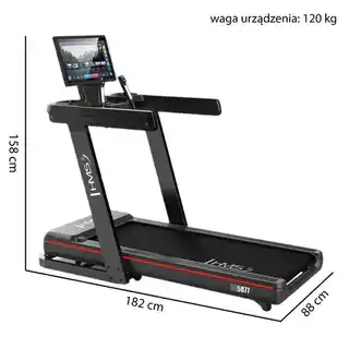 Bieżnia elektryczna HMS BE5877 3355W 22km/h