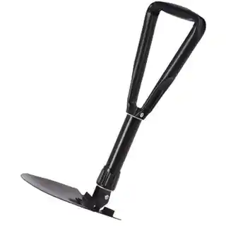 Bigbuy Outdoor Łopata Składana Czarny Metal