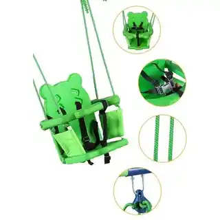 Black Forest Huśtawka dziecięca CD-S006 Zielono-niebieski