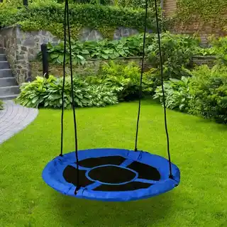 Black Forest Huśtawka ogrodowa Bocianie Gniazdo SW100X 100 cm Niebieski