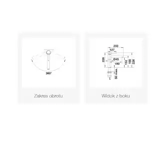 Blanco Bateria Alta-S II 527710 Satynowa platyna