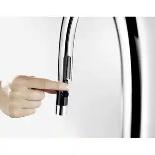 Blanco Carena-S Bateria kuchenna z wyciąganą wylewką chrom 520767