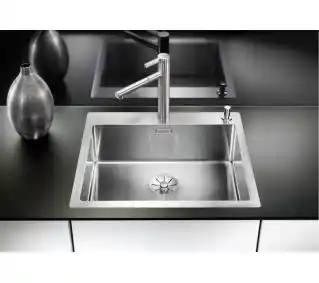 Blanco CLARON 550-IF/A 521639 Stalowy Srebrny Zlewozmywak prostokątny